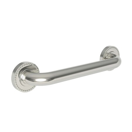 Newport Brass 15" L, Two Post, Solid Brass, 12" Grab Bar in Polished Nickel, Polished Nickel 1020-3912/15